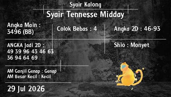 Syair Kalong - Syair Tennesse Midday