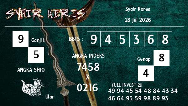  - Syair Korea