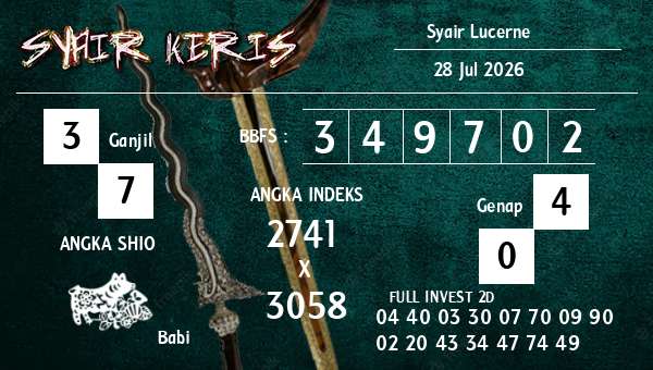  - Syair Lucerne