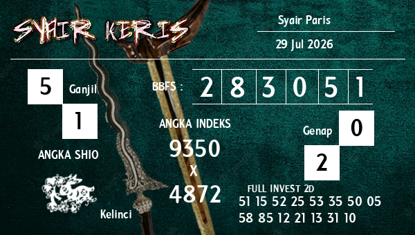 - Syair Paris