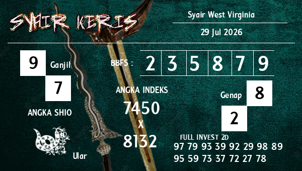  - Syair West Virginia