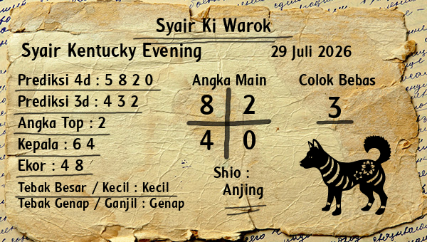 Syair Ki Warok - Syair Kentucky Evening