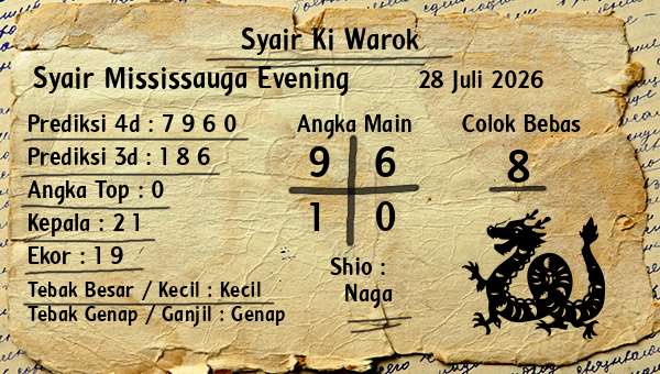 Syair Ki Warok - Syair Mississauga Evening