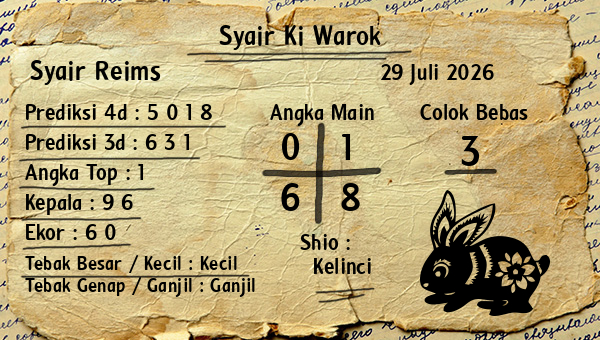 Syair Ki Warok - Syair Reims