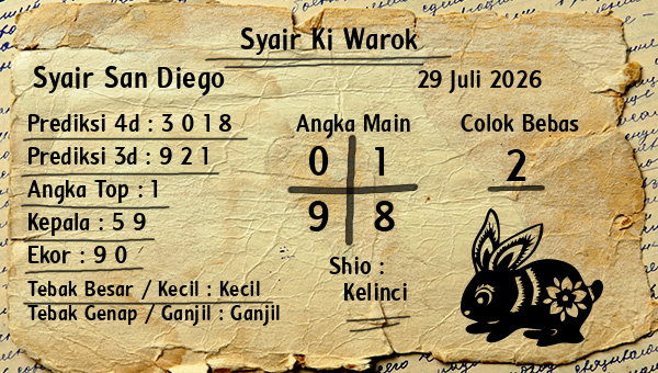 Syair Ki Warok - Syair San Diego
