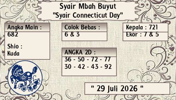 Syair Mbah Buyut - Syair Connecticut Day