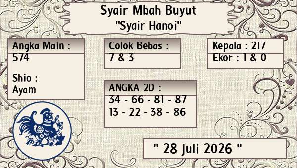 Syair Mbah Buyut - Syair Hanoi