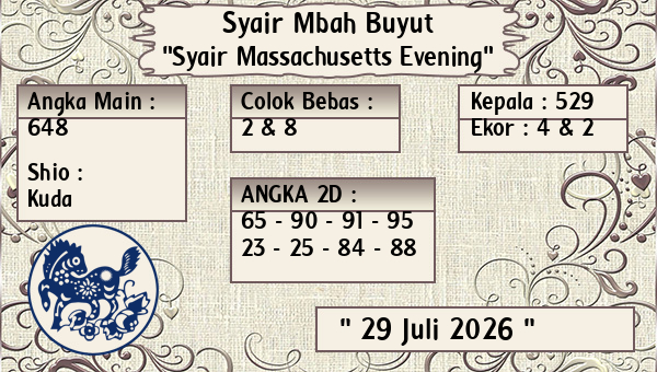 Syair Mbah Buyut - Syair Massachusetts Evening
