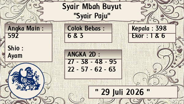 Syair Mbah Buyut - Syair Paju
