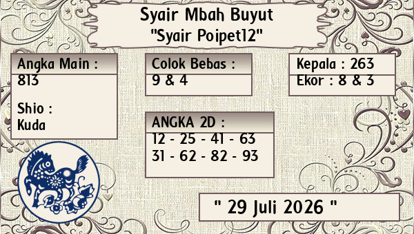 Syair Mbah Buyut - Syair Poipet12