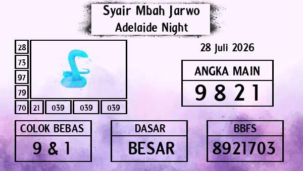 Syair Mbah Jarwo - Adelaide Night