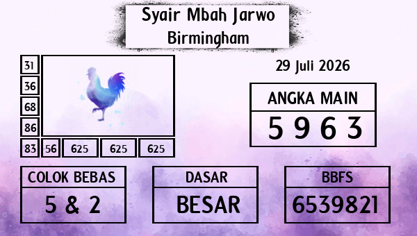 Syair Mbah Jarwo - Birmingham