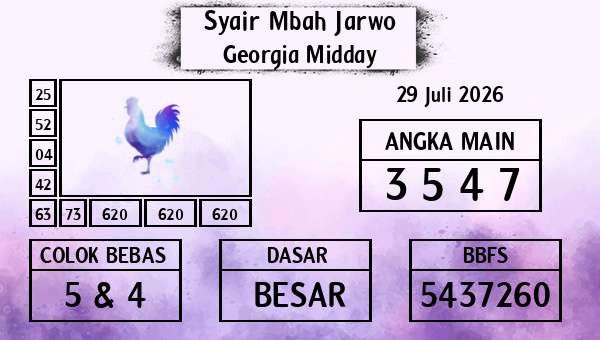 Syair Mbah Jarwo - Georgia Midday