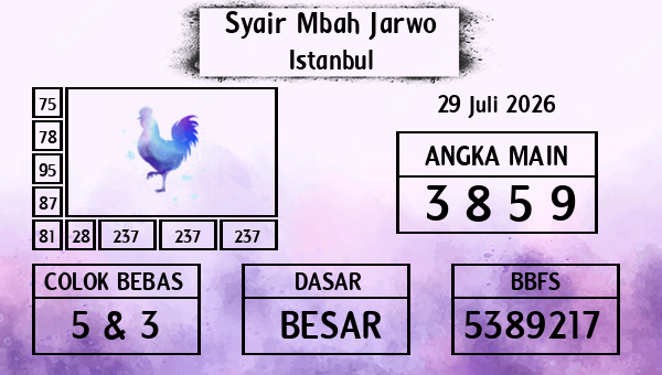 Syair Mbah Jarwo - Istanbul
