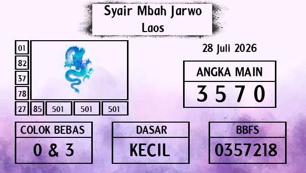 Syair Mbah Jarwo - Laos