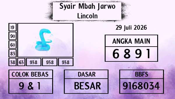 Syair Mbah Jarwo - Lincoln