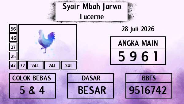 Syair Mbah Jarwo - Lucerne
