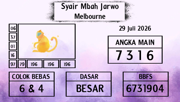 Syair Mbah Jarwo - Melbourne