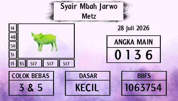 Syair Mbah Jarwo - Metz