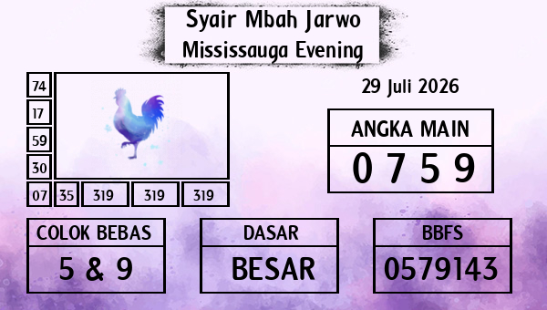 Syair Mbah Jarwo - Mississauga Evening