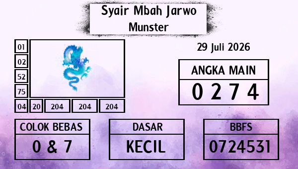 Syair Mbah Jarwo - Munster