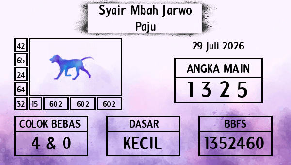 Syair Mbah Jarwo - Paju