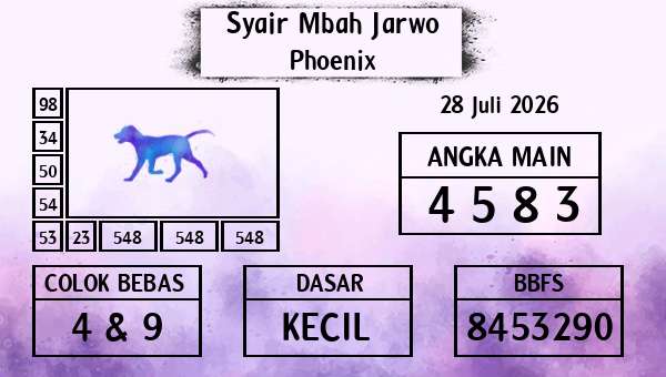 Syair Mbah Jarwo - Phoenix