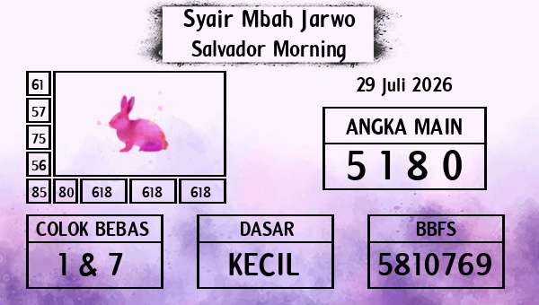 Syair Mbah Jarwo - Salvador Morning