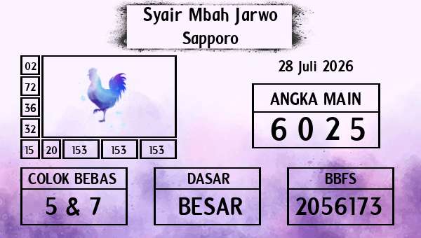 Syair Mbah Jarwo - Sapporo