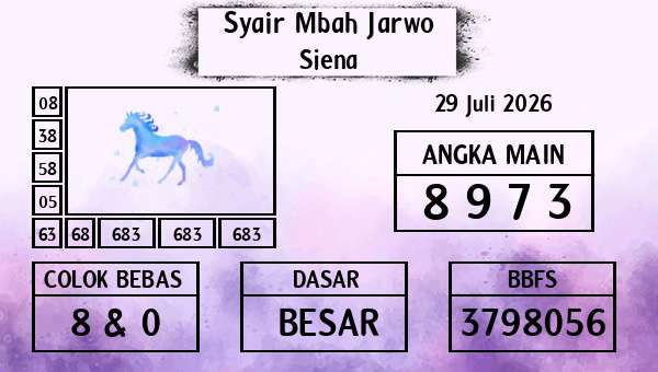 Syair Mbah Jarwo - Siena