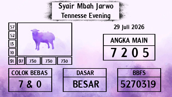 Syair Mbah Jarwo - Tennesse Evening