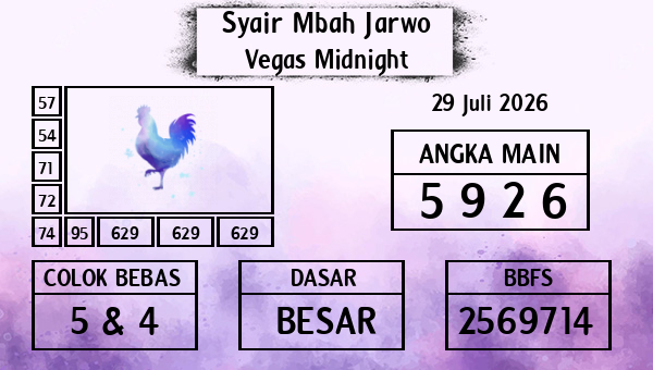 Syair Mbah Jarwo - Vegas Midnight