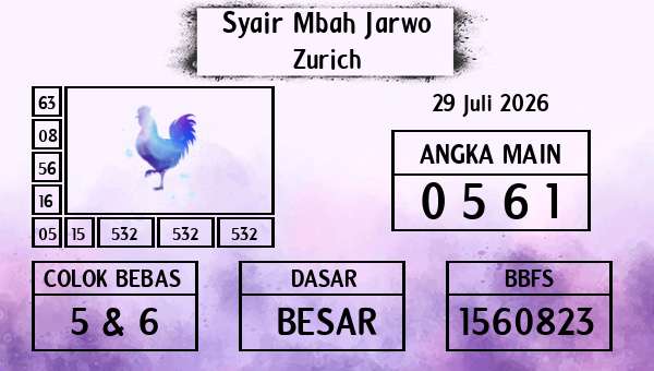 Syair Mbah Jarwo - Zurich