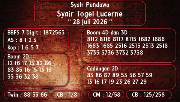 Syair Pandawa - Syair Togel Lucerne