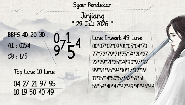 Syair Pendekar - Jinjiang