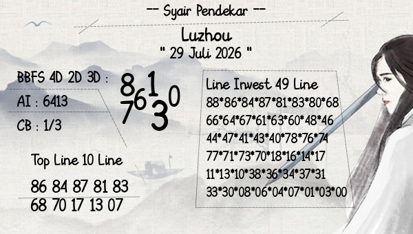 Syair Pendekar - Luzhou