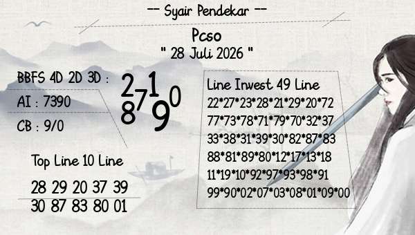 Syair Pendekar - Pcso