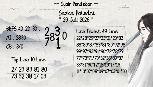 Syair Pendekar - Sazka Poledni