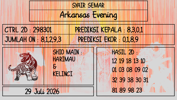 SYAIR SEMAR - Arkansas Evening