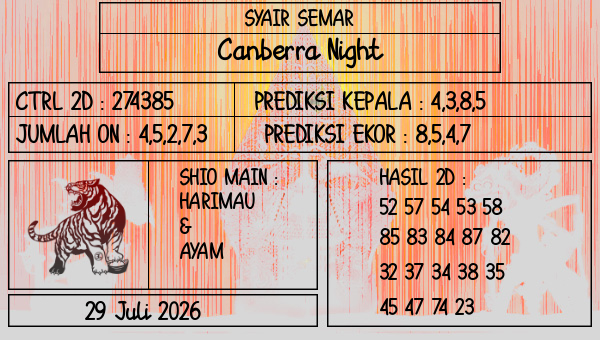 SYAIR SEMAR - Canberra Night