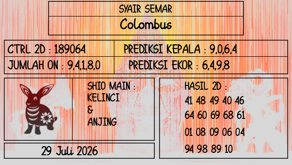 SYAIR SEMAR - Colombus