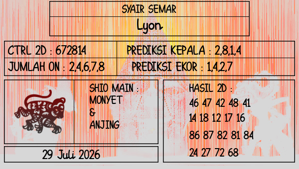 SYAIR SEMAR - Lyon