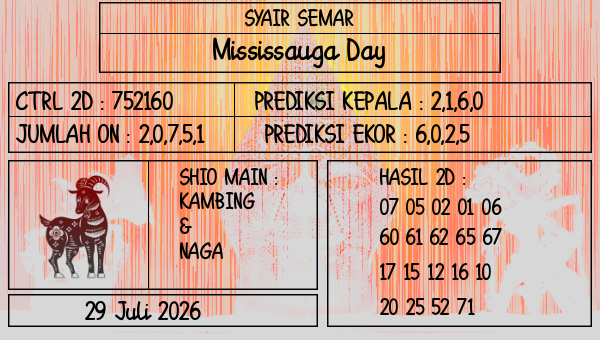 SYAIR SEMAR - Mississauga Day