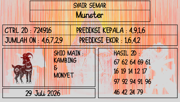 SYAIR SEMAR - Munster