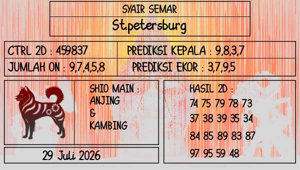 SYAIR SEMAR - St.petersburg