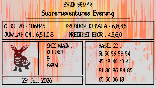 SYAIR SEMAR - Supremeventures Evening