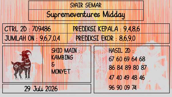 SYAIR SEMAR - Supremeventures Midday