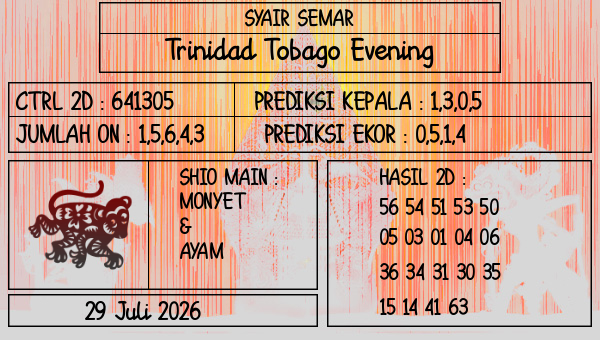 SYAIR SEMAR - Trinidad Tobago Evening