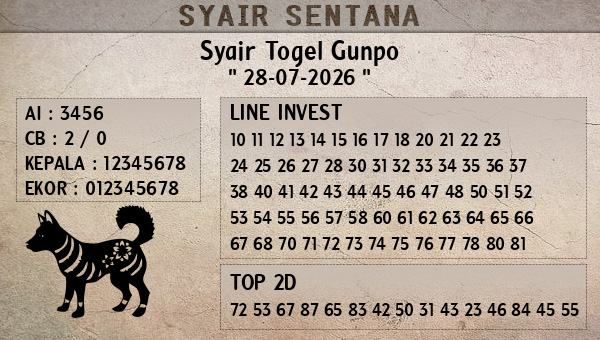  - Syair Togel Gunpo