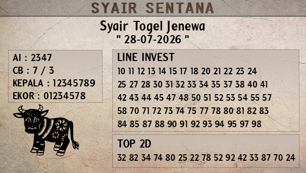  - Syair Togel Jenewa